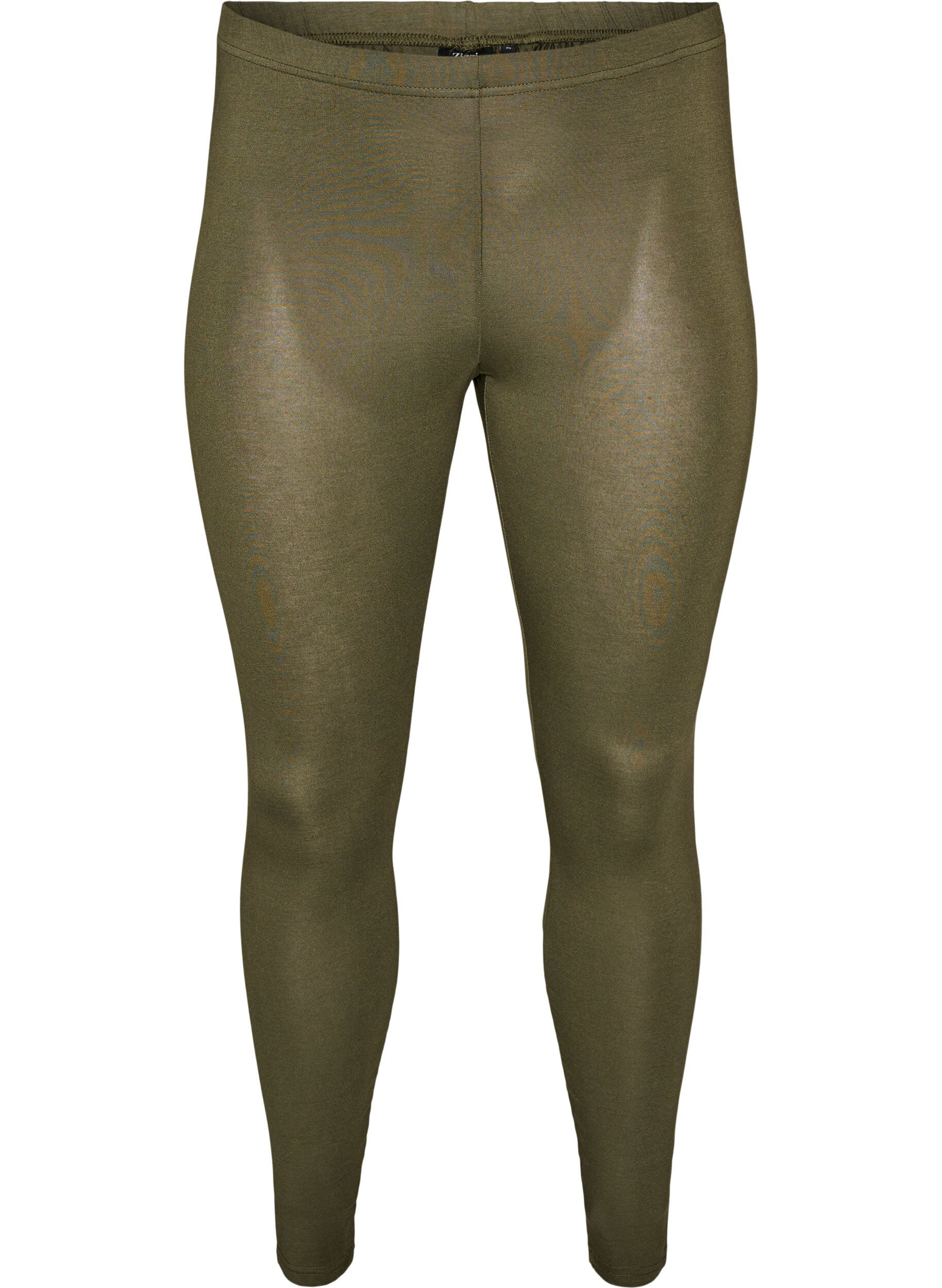 ZizziBasleggings i viskos, Gr&ouml;n, Packshot image number 0