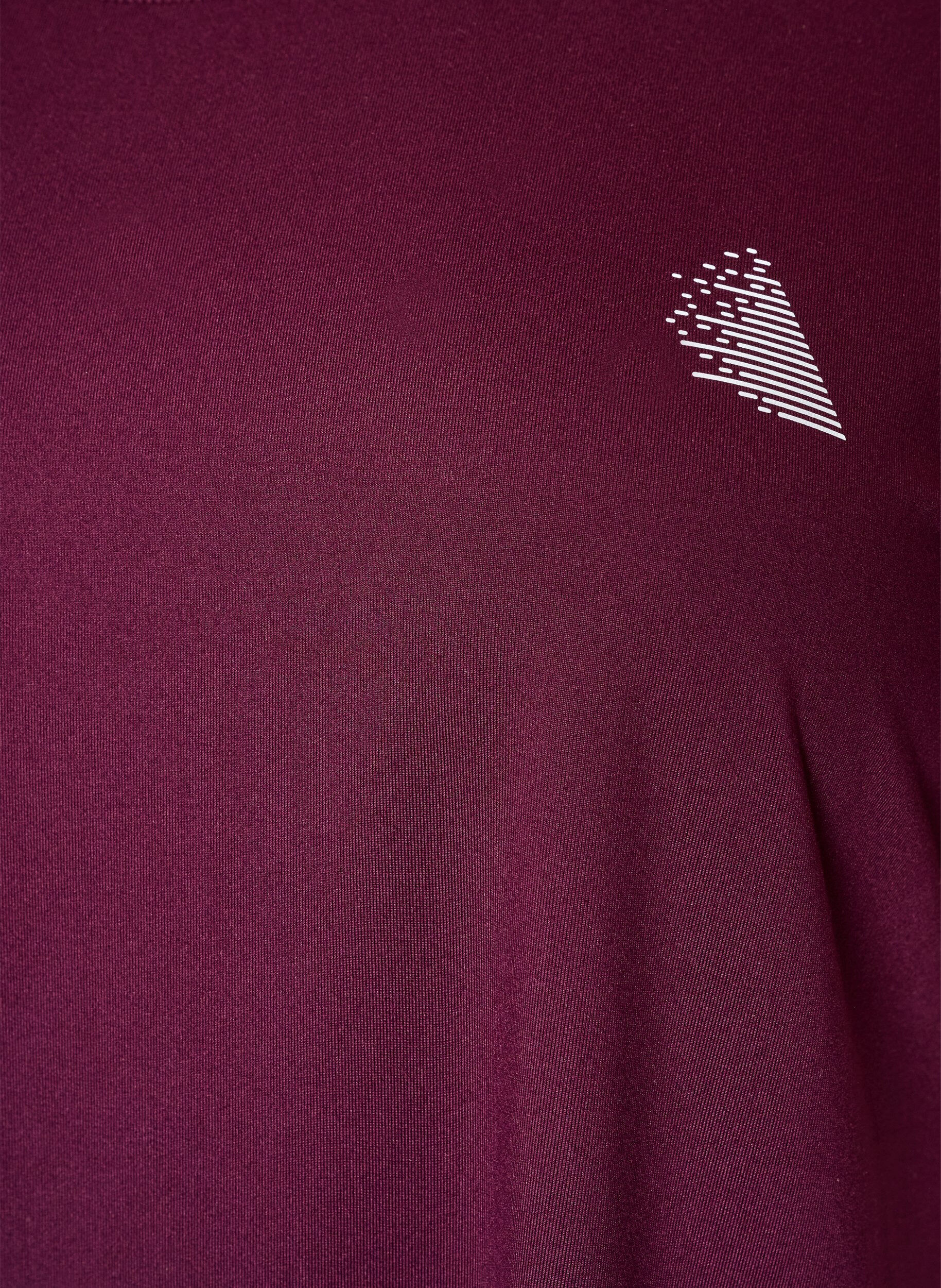 ZizziL&aring;ng tr&auml;nings-t-shirt, Lila, Packshot image number 2