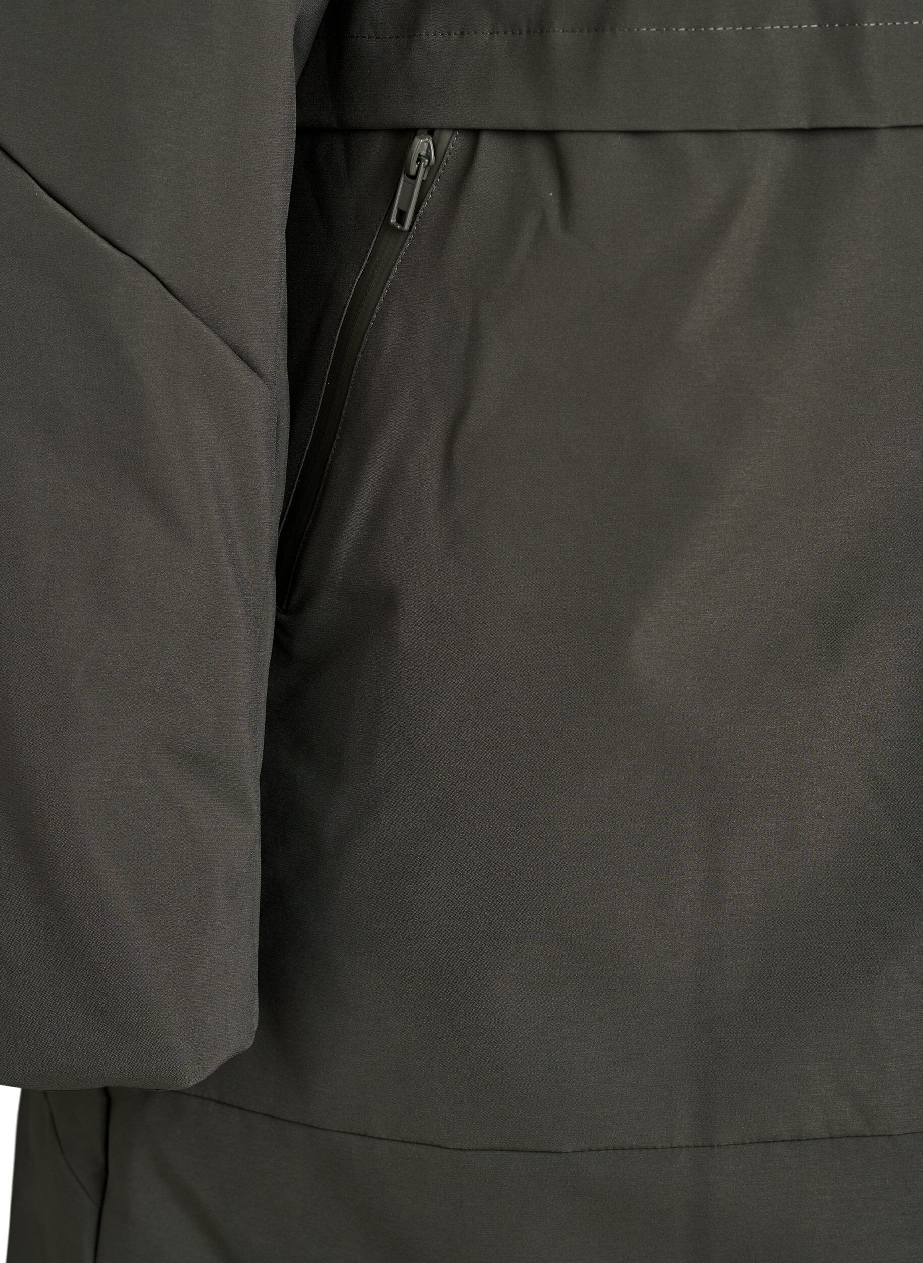 Zizzi Vinterjacka med justerbar midja, Gr&ouml;n, Packshot image number 3