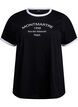 T-shirt med texttryck, Black w.An. Wh.Paris, Packshot image number 0
