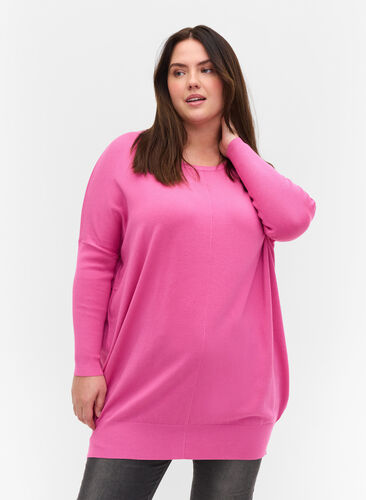 Stickad blus, Wild Orchid, Model image number 0