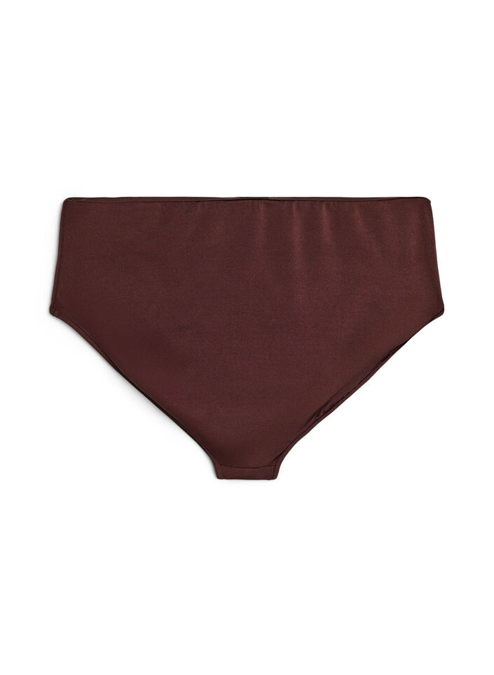 V&auml;ndbar bikinitrosa med normal midja, Brun, Packshot image number 1