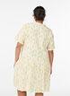 Kort a-linjeformad kl&auml;nning i bomullsmuslin, Gul, Model image number 2
