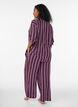L&ouml;sa pyjamasbyxor med r&auml;nder, M&ouml;rk Bordeaux, Model image number 2