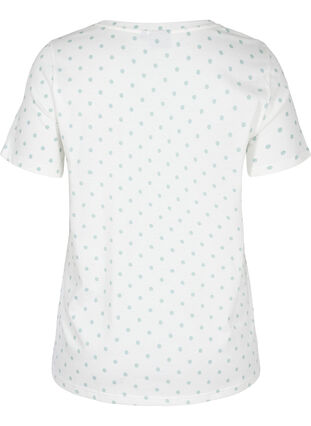 Prickig t-shirt i bomull, Snow White W. Dot, Packshot image number 1