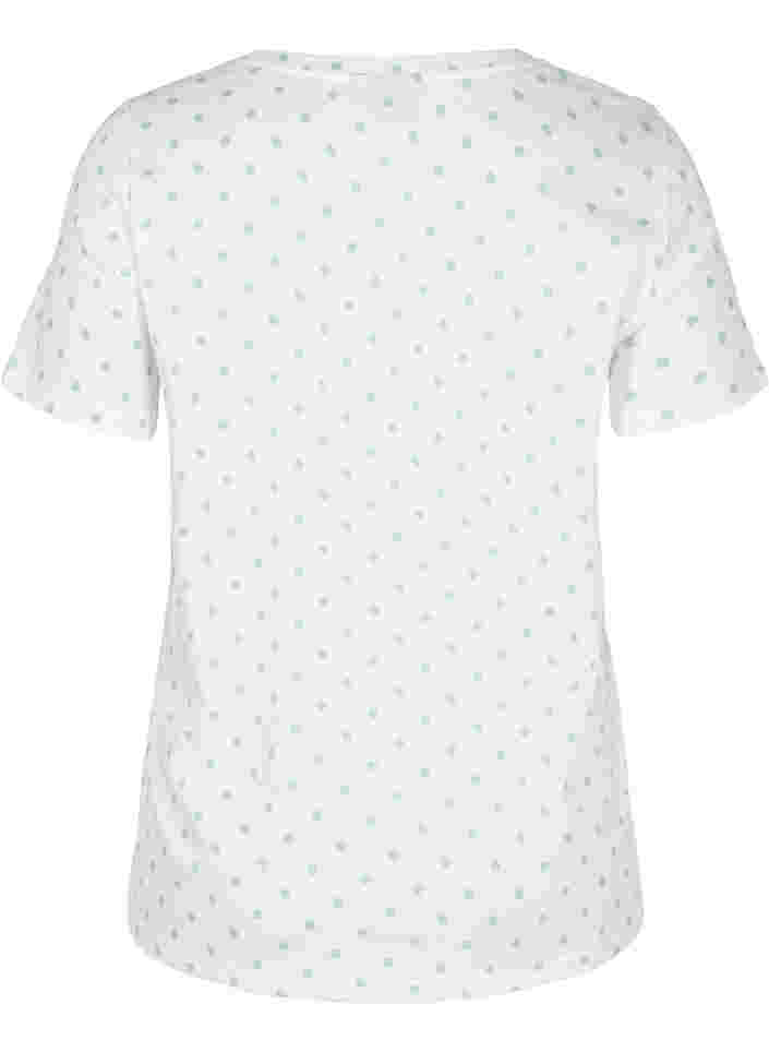 Prickig t-shirt i bomull, Snow White W. Dot, Packshot image number 1
