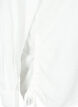 Skjorta i viskos med volangdetalj, Bright White, Packshot image number 3