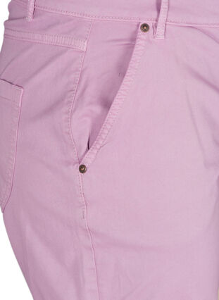 Regular fit shorts i bomull, Lavender Mist, Packshot image number 2