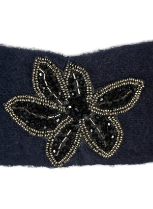 Pannband med pärlor, Navy, Packshot image number 2
