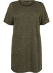 T-shirtklänning med korta ärmar, Winter Moss, Packshot image number 0