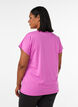 Enf&auml;rgad tr&auml;nings-T-shirt, Lila, Model image number 2