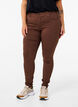 Slim fit byxor med fickor, Brun, Model image number 2