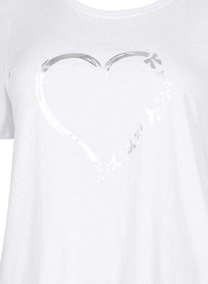 FLASH - T-shirt med tryck, Vit, Packshot image number 2