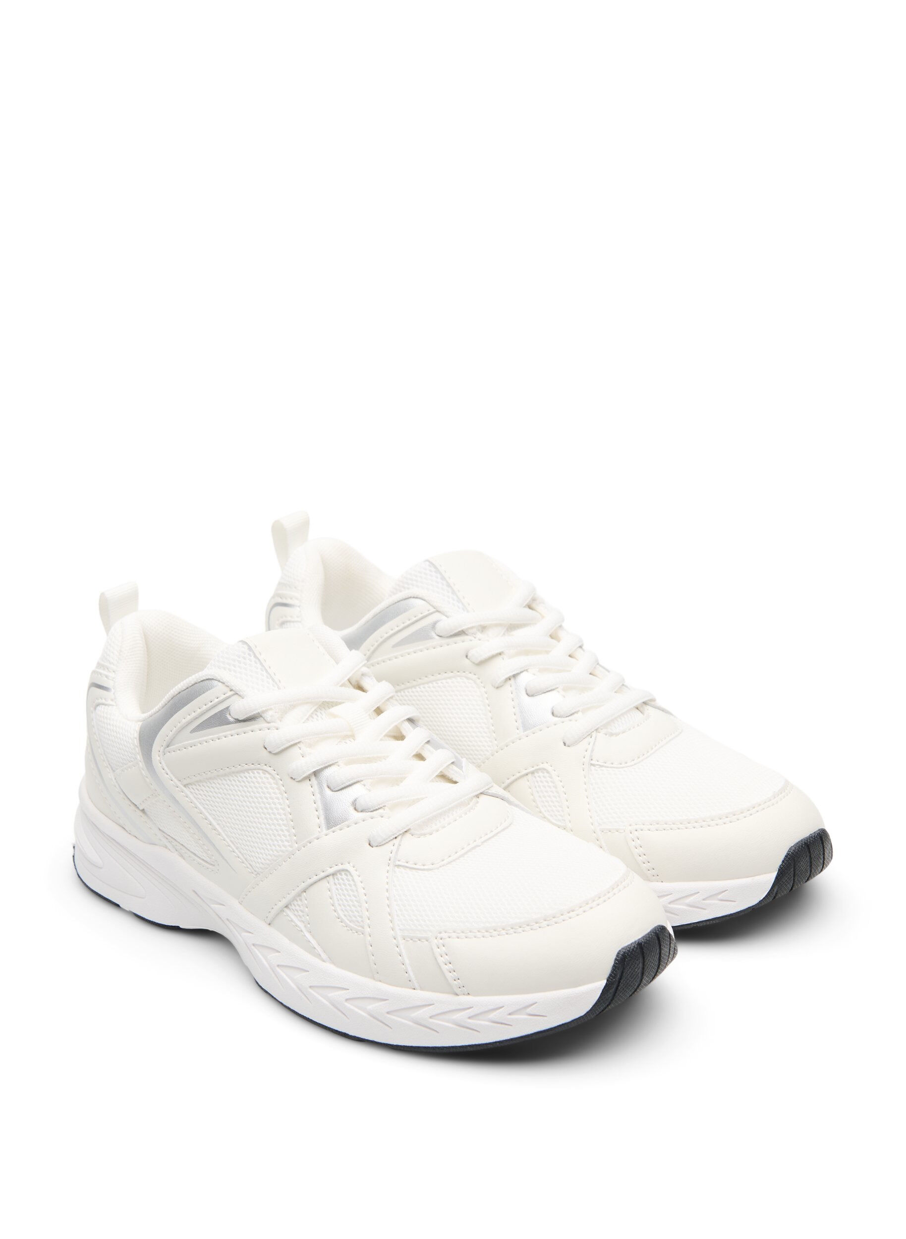 Zizzi Wide fit - Sportiga sneakers, Vit, Packshot image number 1