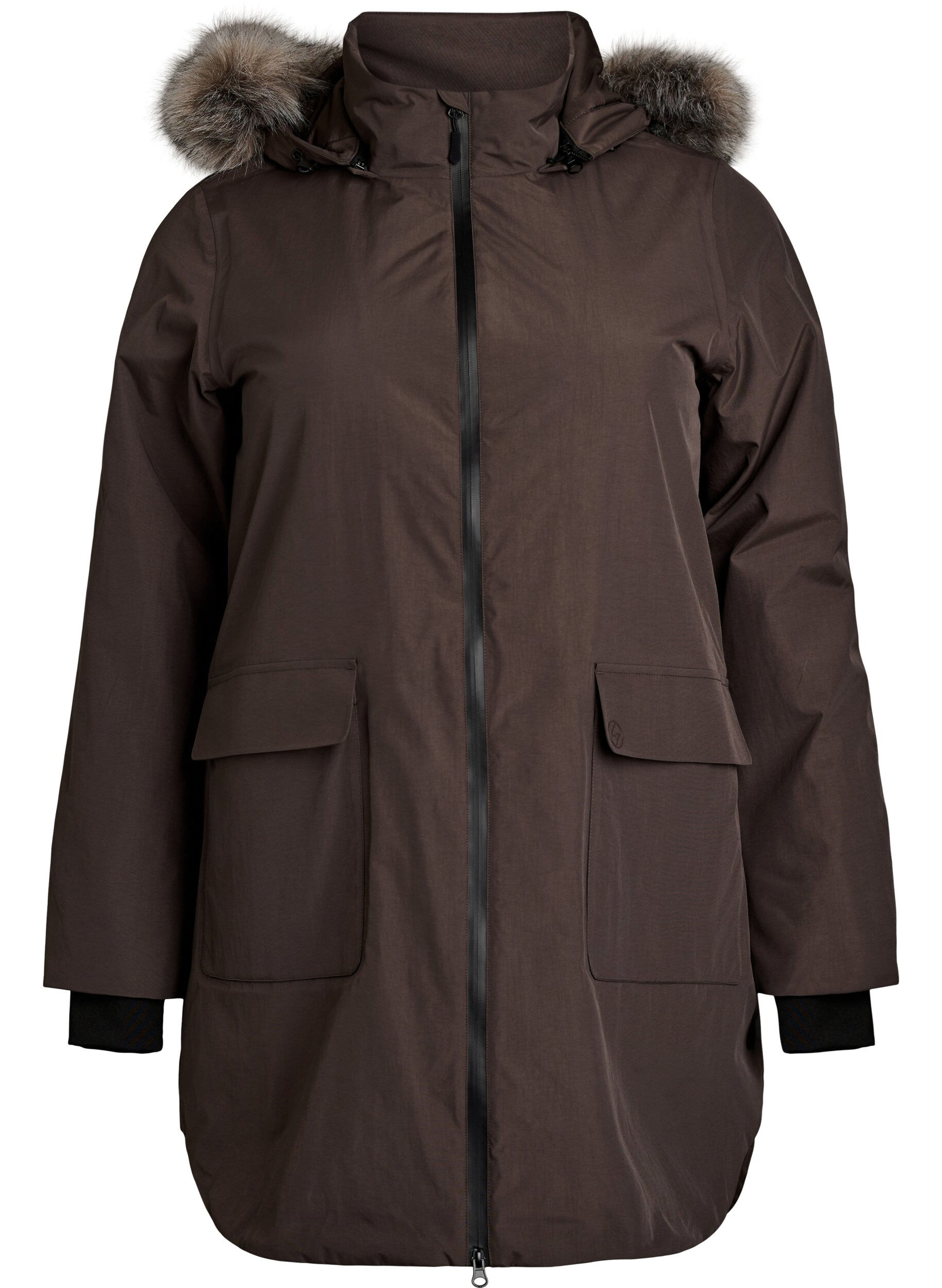 Vattent&auml;t parkas med huva