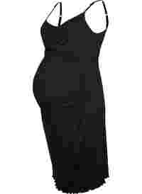 Ribbad klänning för gravida