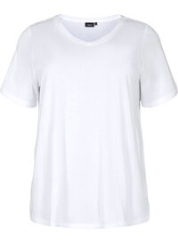 A-linjeskuren t-shirt med korta ärmar