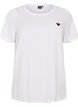 T-shirt med tryck, Vit, Packshot image number 0