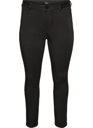 Emily Stay Black jeans med normal midja, Svart