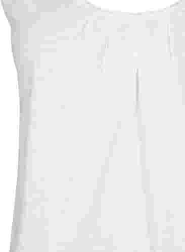 Bomullstopp med spetskant, Bright White, Packshot image number 2