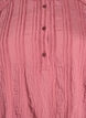 Blus med ton-i-ton-struktur och knappar, Rosa, Packshot image number 2