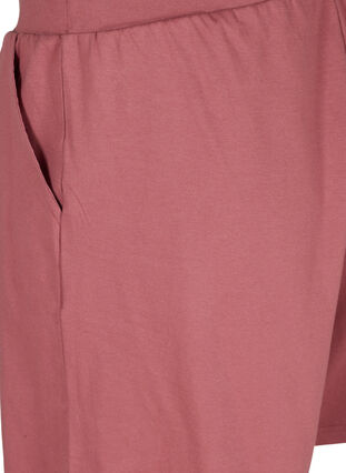 Lösa shorts i bomull med fickor, Deco Rose, Packshot image number 3