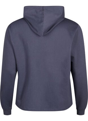 Huvtröja i sweatshirt-kvalitet, Ombre Blue, Packshot image number 1
