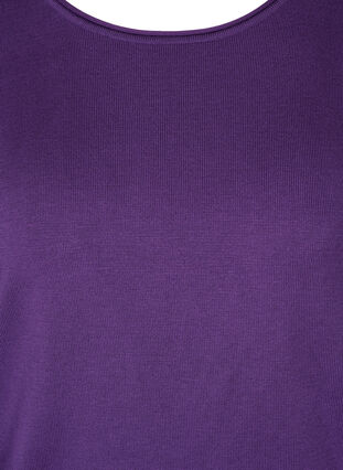 Enfärgad stickad tröja i viskosmix, Majesty, Packshot image number 2