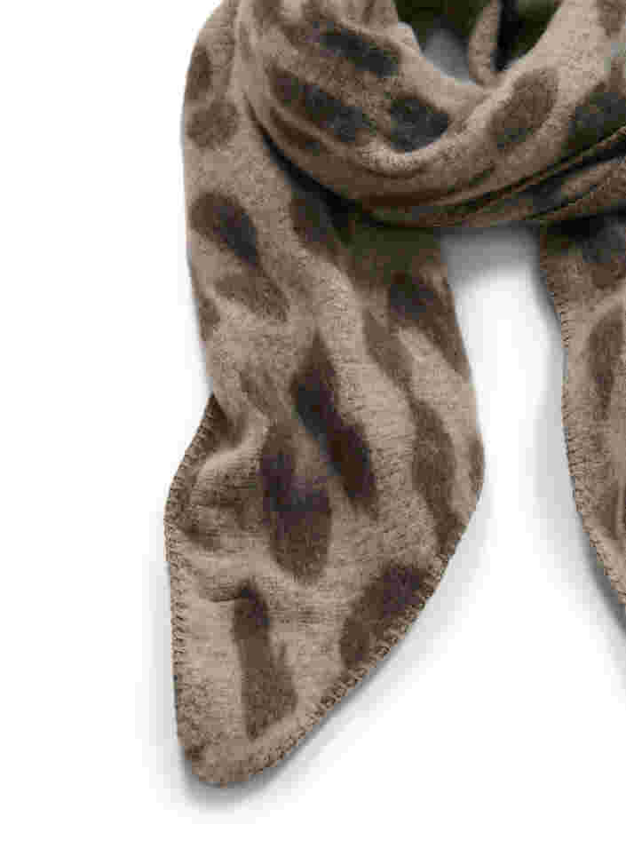 Halsduk med mönster, Grey/Brown Leo, Packshot image number 1