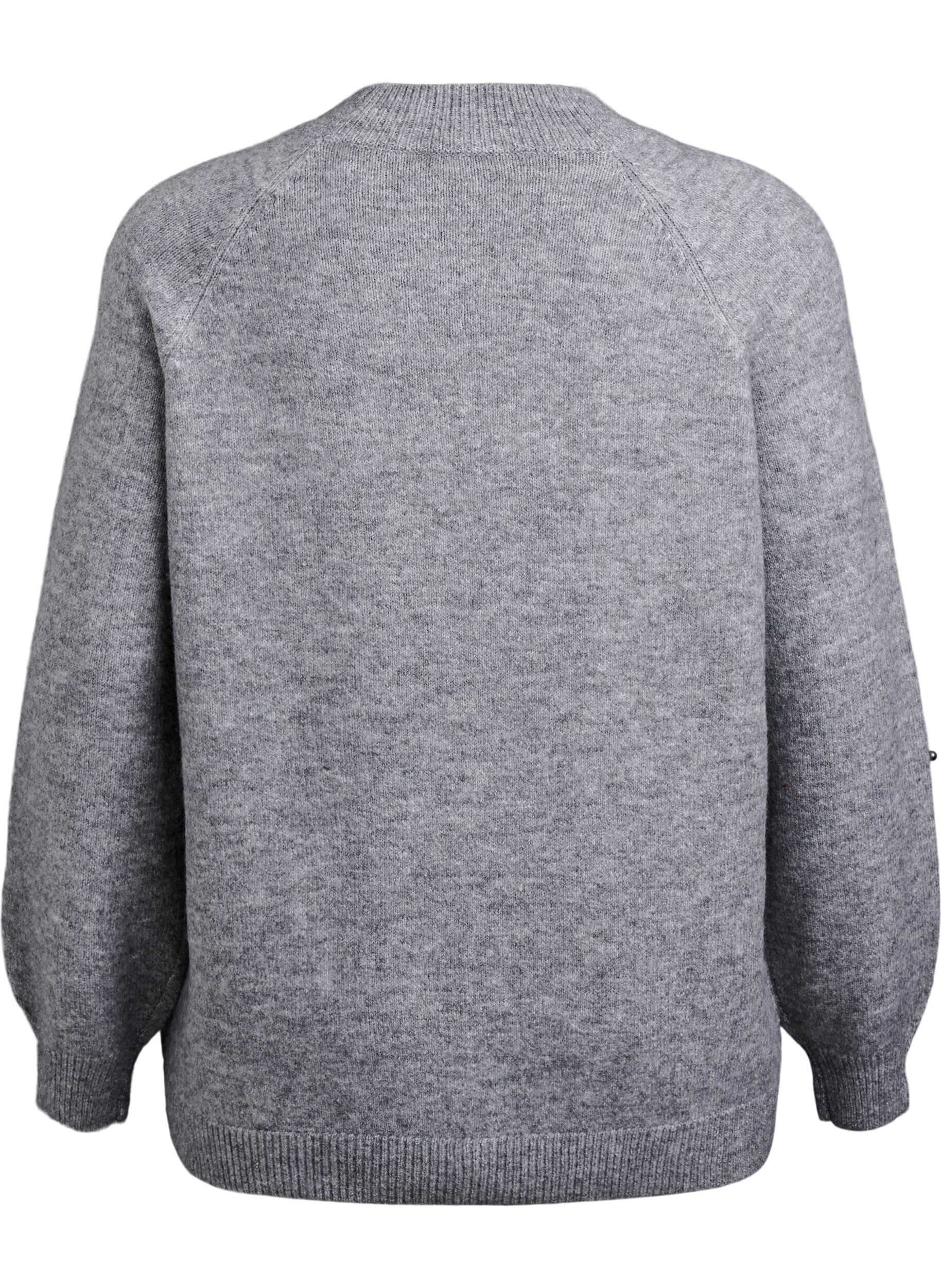 ZizziTr&ouml;ja med p&auml;rlbroderi, Gr&aring;, Packshot image number 1