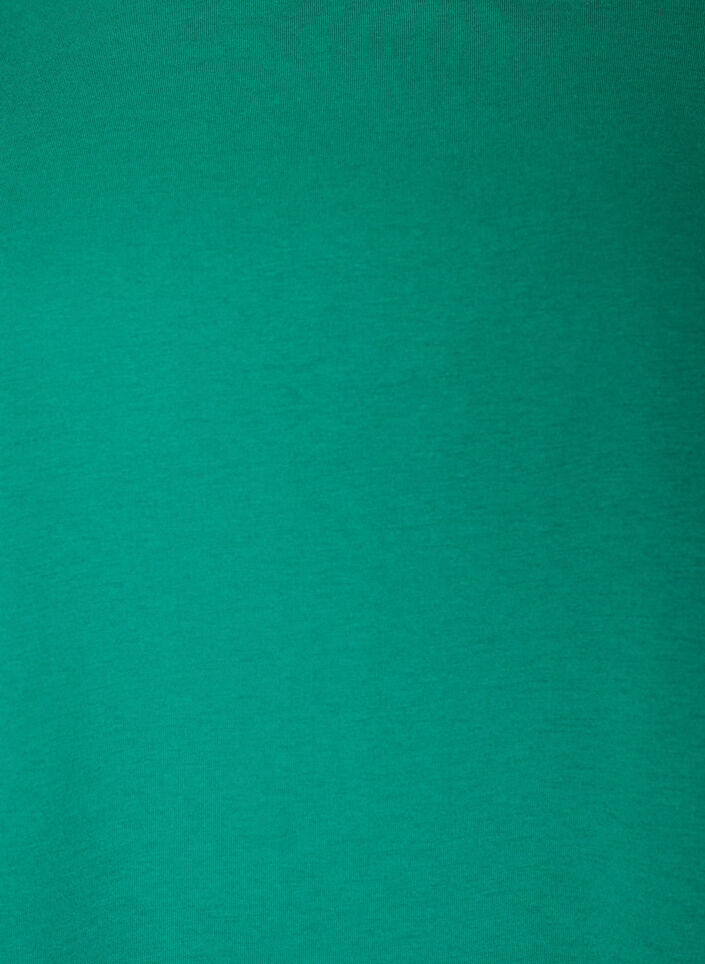 Kort&auml;rmad t-shirt i bomullsmix, Gr&ouml;n, Packshot image number 2