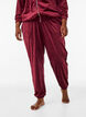 L&ouml;sa byxor i velour, R&ouml;d, Model image number 2