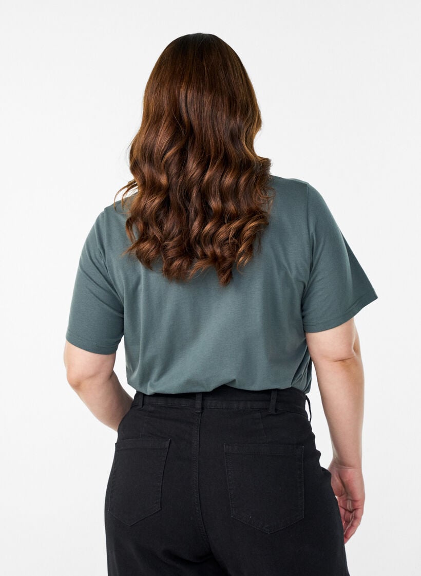 FLASH - T-shirt med tryck, Gr&ouml;n, Model image number 2