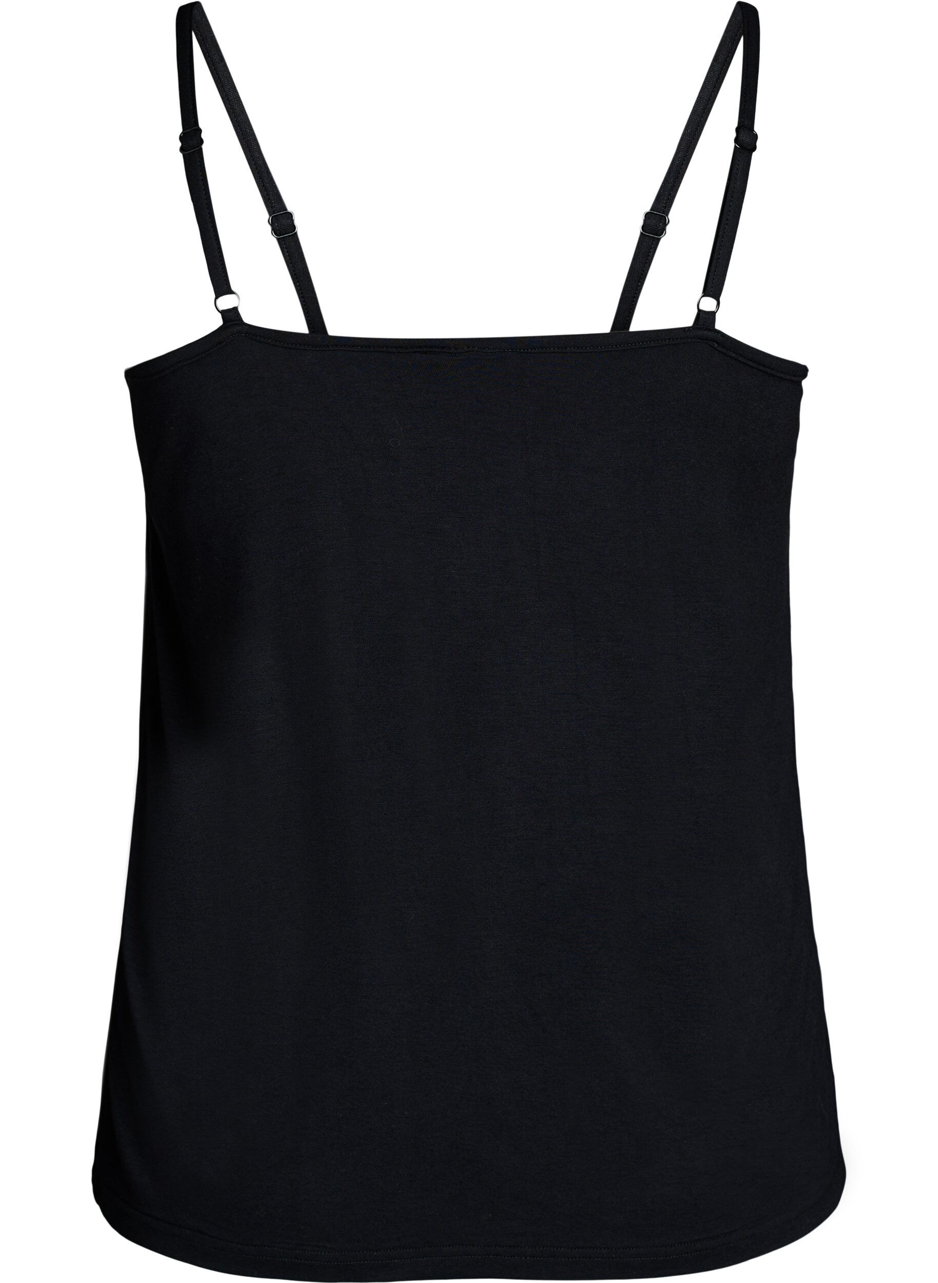 Zizzi Topp med spetsdetalj och spaghettiband, 0199, Packshot image number 1