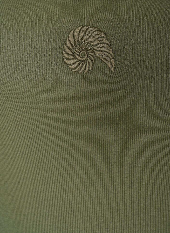 T&aring;tsittande topp med motiv, Gr&ouml;n, Packshot image number 2