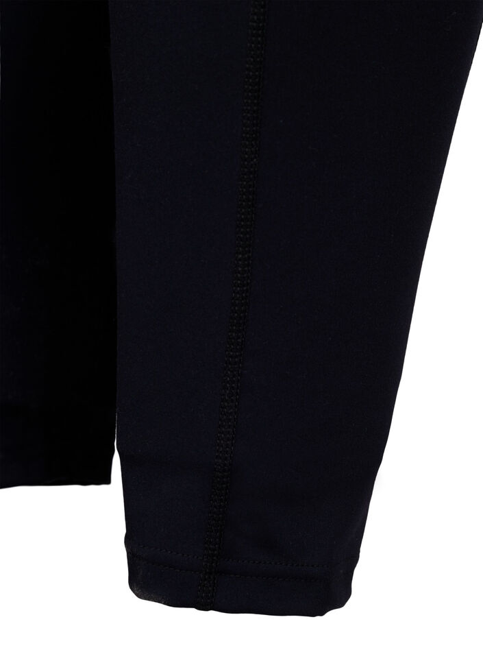 7/8 tr&auml;ningstights med fickor, Svart, Packshot image number 3