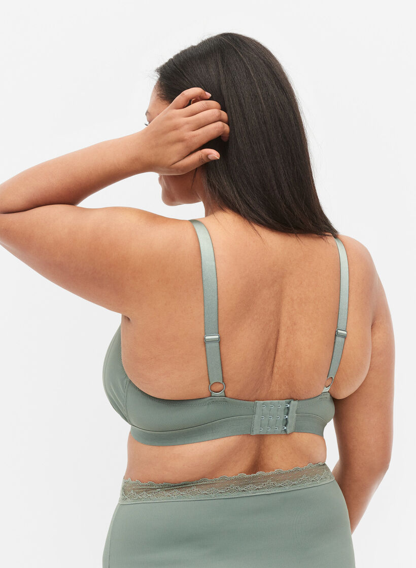 Ribbad bh med spets, Laurel Wreath Ass, Model image number 1