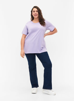 FLASH - T-shirt med rund halsringning, Lavender, Model image number 2