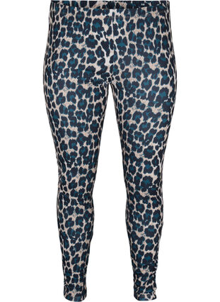Långa leggings med leopardmönster, Leopard, Packshot image number 0
