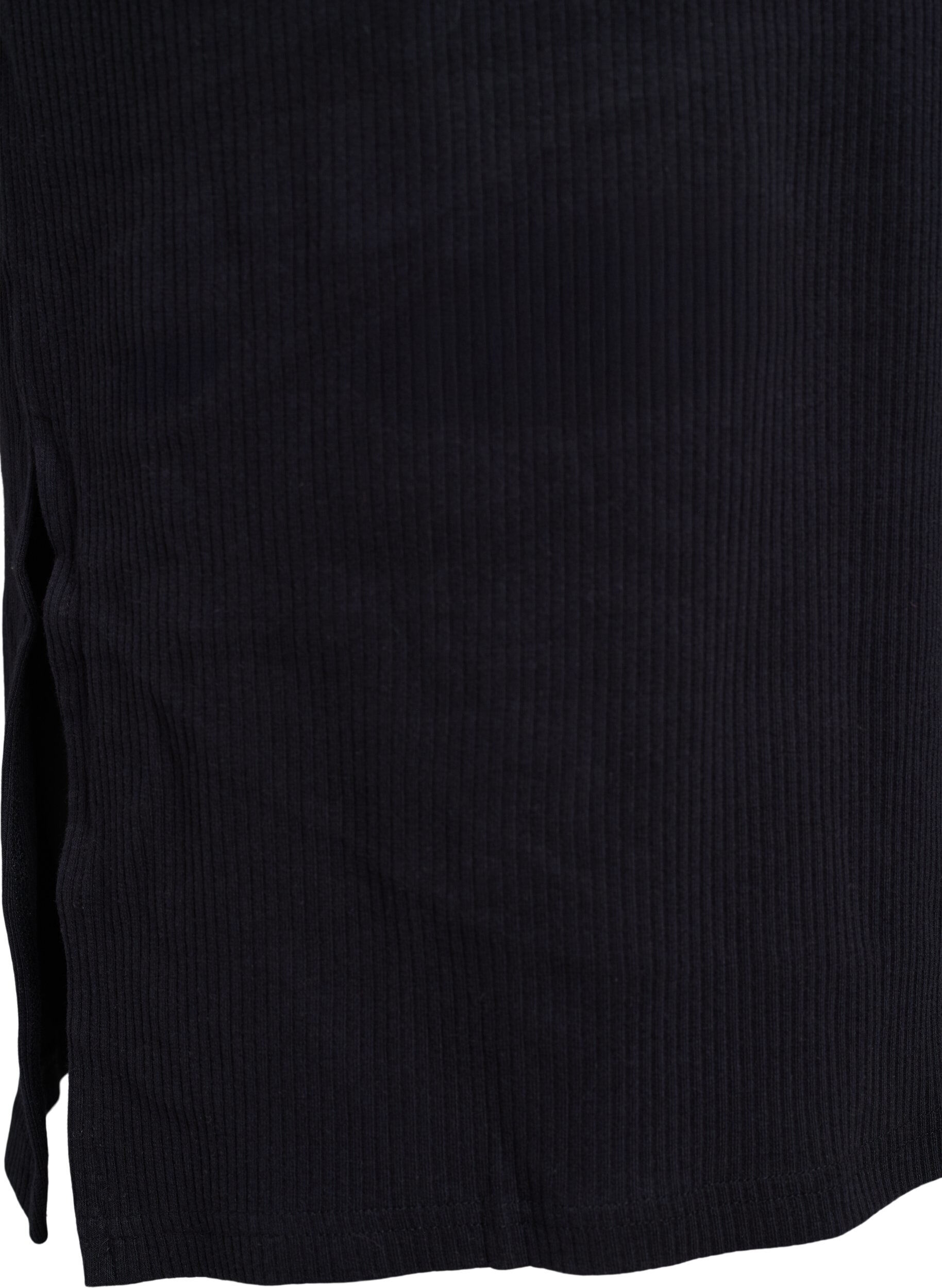 Zizzi Maxikl&auml;nning i jersey med korta &auml;rmar, Svart, Packshot image number 3