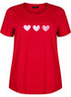 T-shirt i bomull med motiv, Salsa w. Hearts, Packshot image number 0