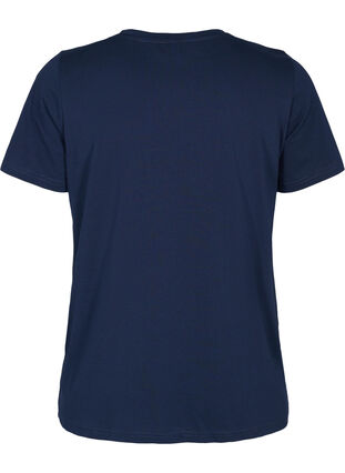 T-shirt med tryck, Navy Blazer BG, Packshot image number 1