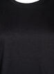 Sweatshirt med rund halsringning, Svart, Packshot image number 2
