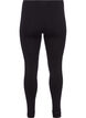 Sömlösa leggings, Black, Packshot image number 1