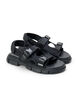 Sandal med bred passform, Svart, Packshot image number 3