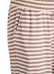 Randiga pyjamasbyxor med h&ouml;g midja och vida ben, Beige, Packshot image number 2