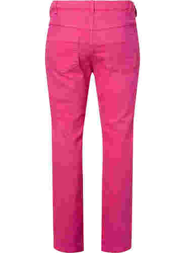 Emily jeans med normalhög midja och slim fit, Shock. Pink, Packshot image number 1