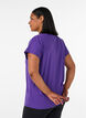 Enf&auml;rgad tr&auml;nings-T-shirt, Lila, Model image number 2