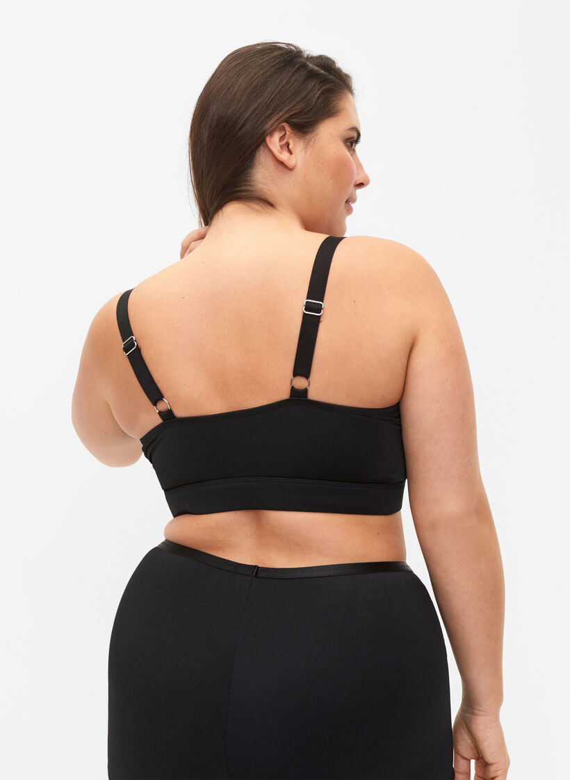 Bikini-topp med uttagbara inlägg, Black, Model image number 1