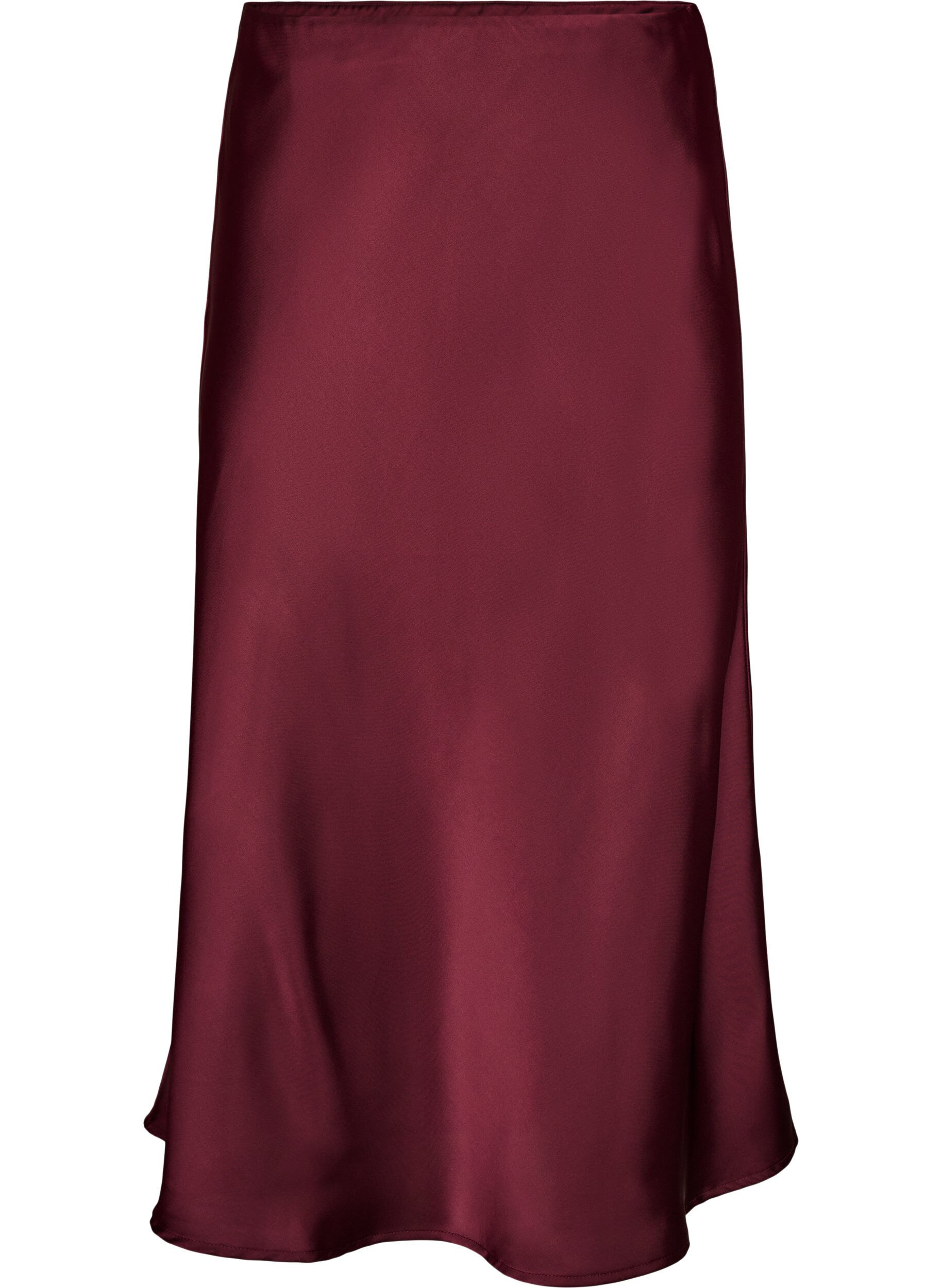 ZizziMidikjol i satin, R&ouml;d, Packshot image number 0